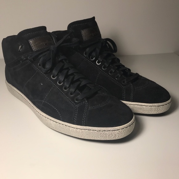 santoni high top sneakers